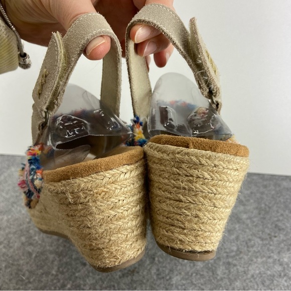 Minnetonka Womens Multi Laredo Breeze Slingback Wedge Sandal Size 7 - Picture 6 of 12